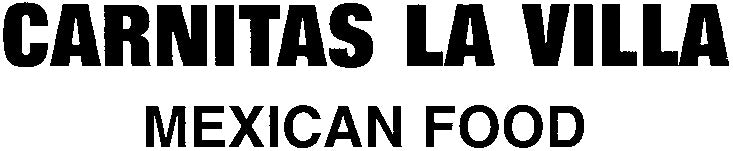 Carnitas La Villa