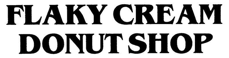Flaky Cream Donut Shop
