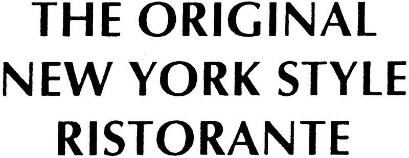 Original New York Style Ristorante Italiano