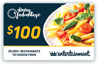 $100 Dining Advantage Card